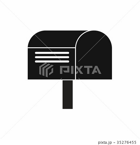 Mailbox icon in simple style Mailbox icon in simple style 35276455