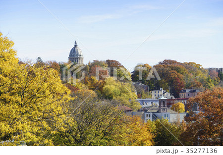 木 ドーム 秋 35277136