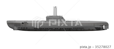 U型潛艇-插圖素材[35278027] - PIXTA圖庫