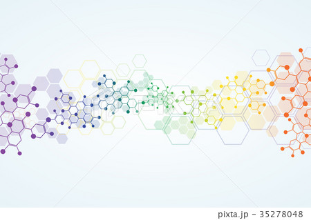 Abstract molecules medical background. Abstract molecules medical background. 35278048