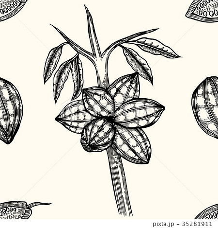 Engraved seamless pattern Engraved seamless pattern 35281911