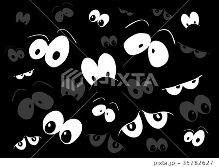 halloween spooky scary eyes  vector  design  35282627