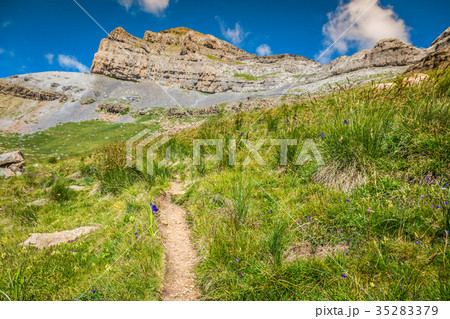 Mountains in the Pyrenees, Ordesa Valley National  35283379