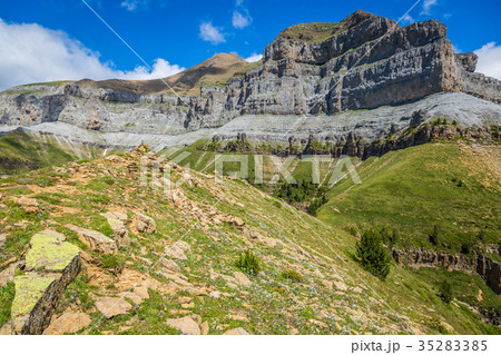 Mountains in the Pyrenees, Ordesa Valley National  35283385