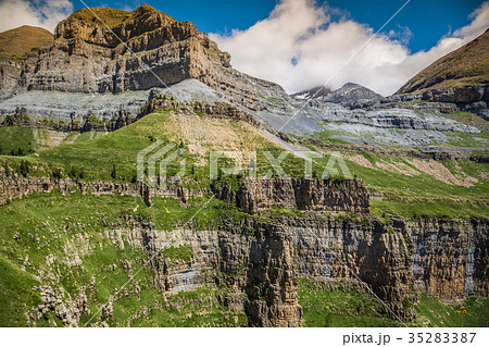 Mountains in the Pyrenees, Ordesa Valley National  35283387