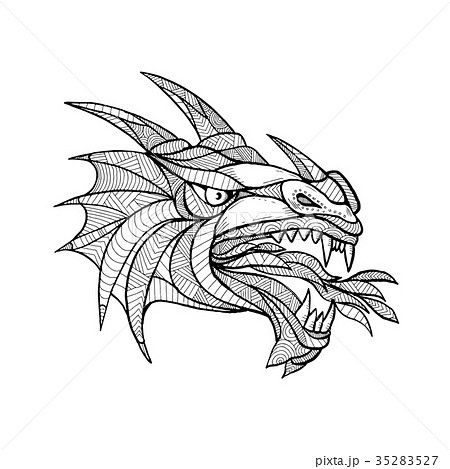 Dragon Head Zentagleのイラスト素材 [35283527] - PIXTA