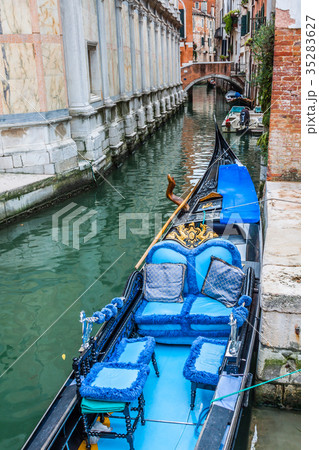Gondola Service on the canal in Venice, Italy 35283627