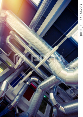 Ventilation pipes ducts industrial air condition 35286273