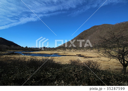 赤城山覚満淵の草紅葉と駒ケ岳 赤城山覚満淵の草紅葉と駒ケ岳 35287599