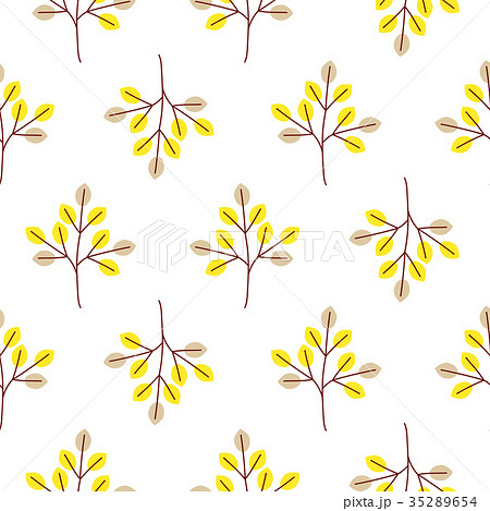 Cool trees simple forest seamless vector pattern. 35289654