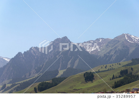 南山牧場　中国・新疆ウイグル自治区ウルムチ 35289957