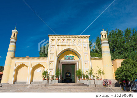 エイティガールモスク　中国・新疆ウイグル自治区カシュガル 35290099