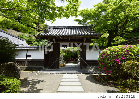 南禅寺塔頭 駒ヶ瀧最勝院 高徳庵 の写真素材