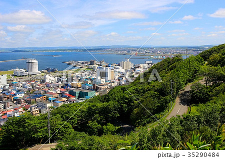 稚内公園から見る稚内市街地 35290484