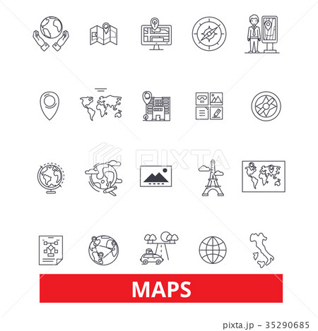 Maps, globe, compass, scheme, blueprint, atlas Maps, globe, compass, scheme, blueprint, atlas 35290685
