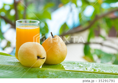 yellow pear tropic fruit summer smoothie shake yellow pear tropic fruit summer smoothie shake 35291791
