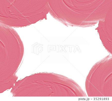 Lipstick circle shape frame and space for text 35291893