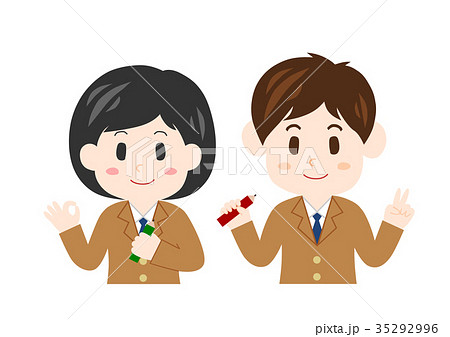 学生 勉強 イラスト ブレザー 学生 勉強 イラスト ブレザー 35292996