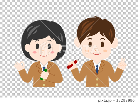 学生 勉強 イラスト ブレザー 学生 勉強 イラスト ブレザー 35292996