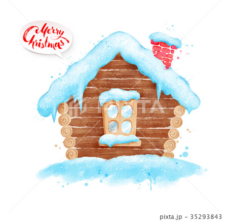 illustration of winter snowbound 35293843