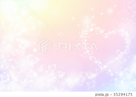 ハートのイルミネーション　レインボーカラー 35294175