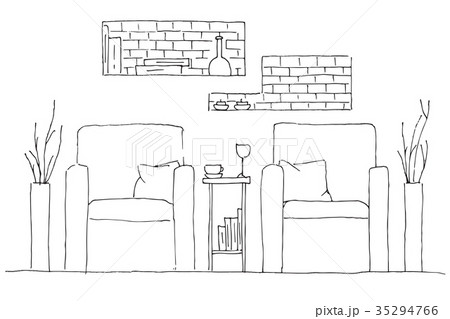 Two armchairs and a high table. Two armchairs and a high table. 35294766