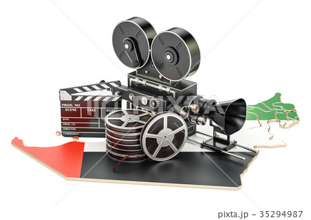 UAE cinematography, film industry concept 35294987