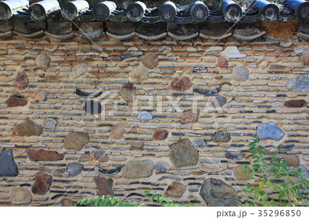 櫛田神社の博多塀（福岡市） 35296850