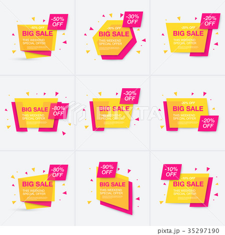 Weekend sale banner, special offer Weekend sale banner, special offer 35297190