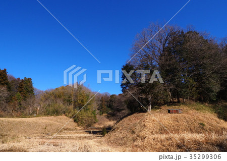 冬の谷戸風景 35299306