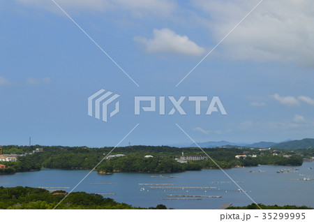 伊勢志摩、賢島、真珠養殖イカダ 35299995