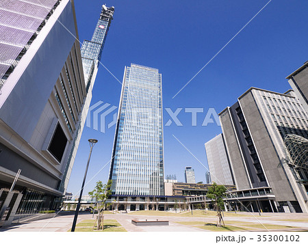 名古屋市中村区 ささしまライブ都市風景 グローバルゲート 中京テレビ 1号公園 名古屋市中村区 ささしまライブ都市風景 グローバルゲート 中京テレビ 1号公園 35300102