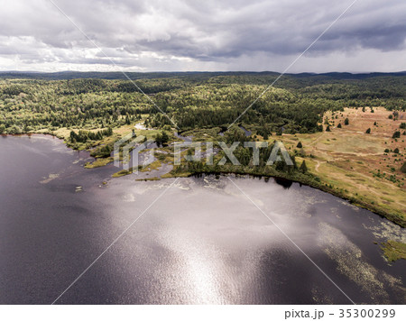 Ontario Canada contryside nature Aerial view Ontario Canada contryside nature Aerial view 35300299