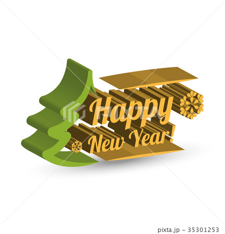 Happy New Year sign 35301253