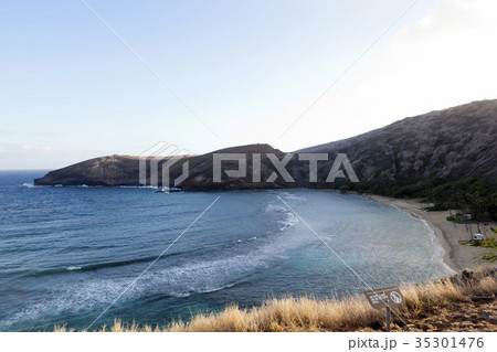 波 ハナウマ湾 海 35301476