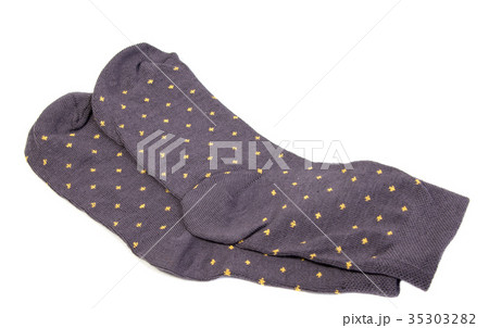 Men's black socks it is isolated on background Men's black socks it is isolated on background 35303282