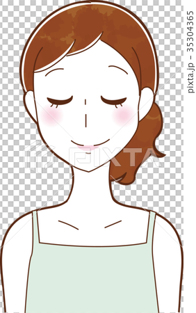 美容・スキンケア：女性のイラスト素材 35304365