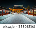 浅草寺のライトアップ 35308508
