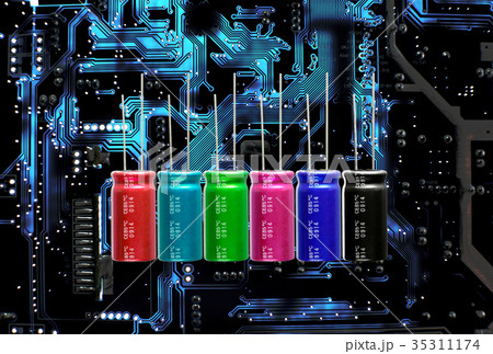 Electrolytic Capacitors with multi-color. Electrolytic Capacitors with multi-color. 35311174