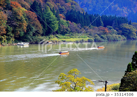 最上川舟下り 35314506