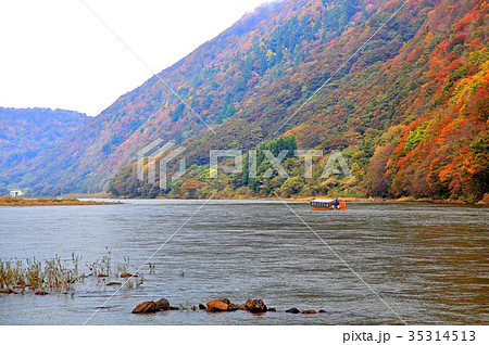 最上川舟下り 最上川舟下り 35314513