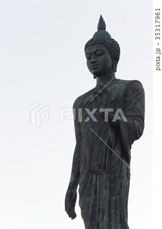 Buddha image in walking posture, Thailand Buddha image in walking posture, Thailand 35317961