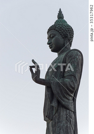 Buddha image in walking posture, Thailand Buddha image in walking posture, Thailand 35317962