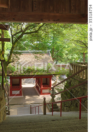 岡山　吉備津神社北随神門 35318754