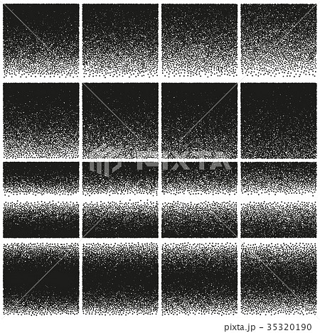 Halftone and stipple effect. EPS 10 vector 35320190