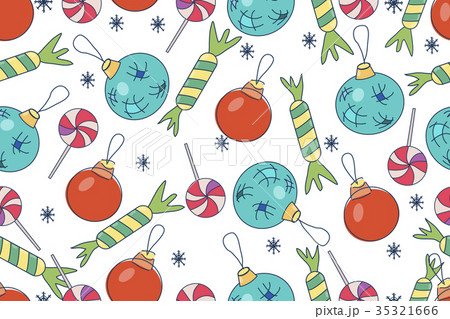 Seamless Christmas background. Seamless Christmas background. 35321666