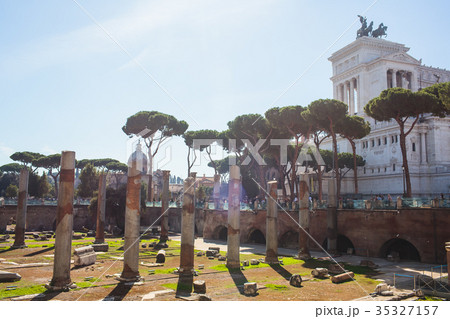 autumn in Rome Colosseum Italy 35327157