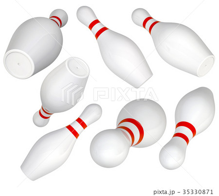 Set of Bowling Pin 35330871