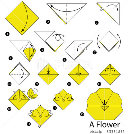 step instructions how to make origami A Flower step instructions how to make origami A Flower 35331835