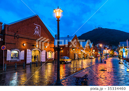 《北海道》函館の夜景・赤レンガ倉庫 35334460